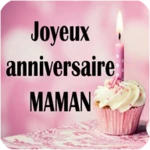 joyeux anniversaire maman android application logo